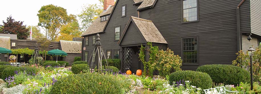 House of the Seven Gables, esterior in fall, Salem, Massachusetts