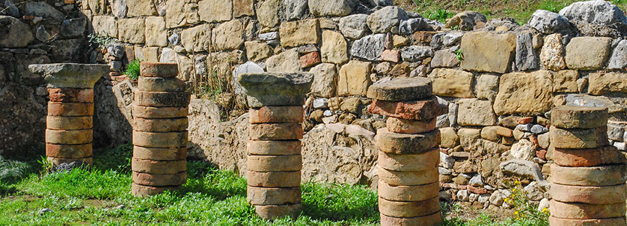 ancient ruins on the north coast of Sicily