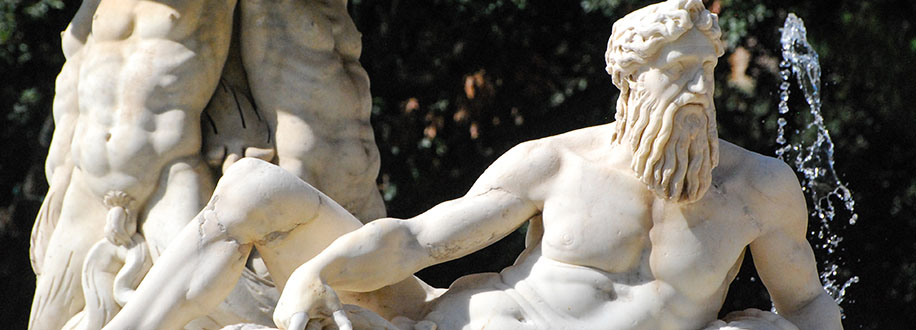 Messina, Siciliy, statue is Fountain of Orion.