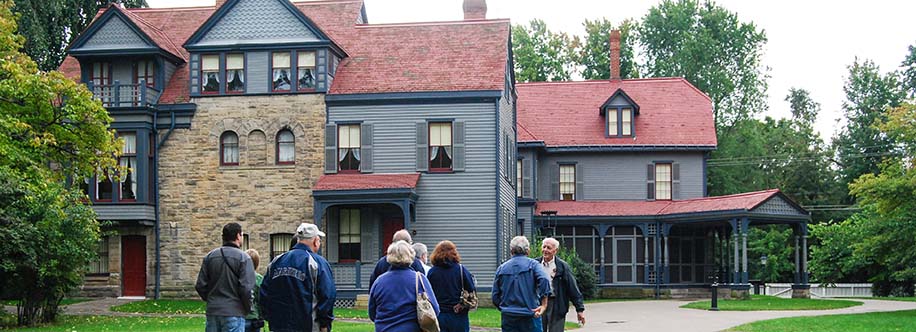 President Garfield's home, exterior, in Mentor, Ohio
